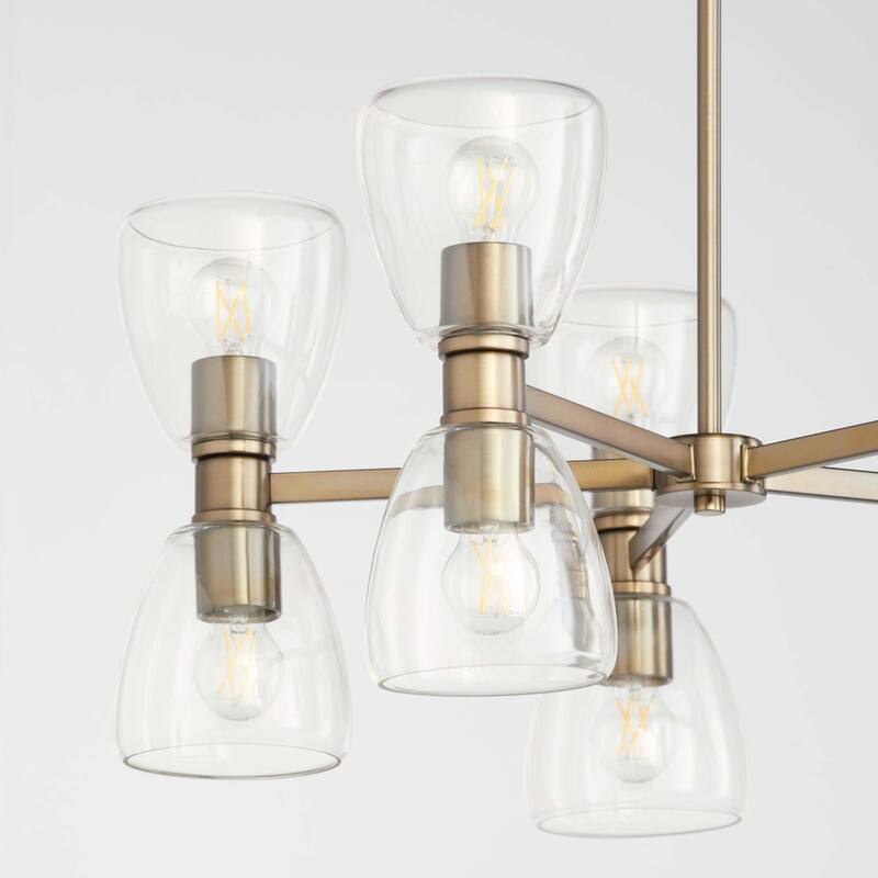 Quorum International 615-10 Relo 10 Light 30" Wide Chandelier