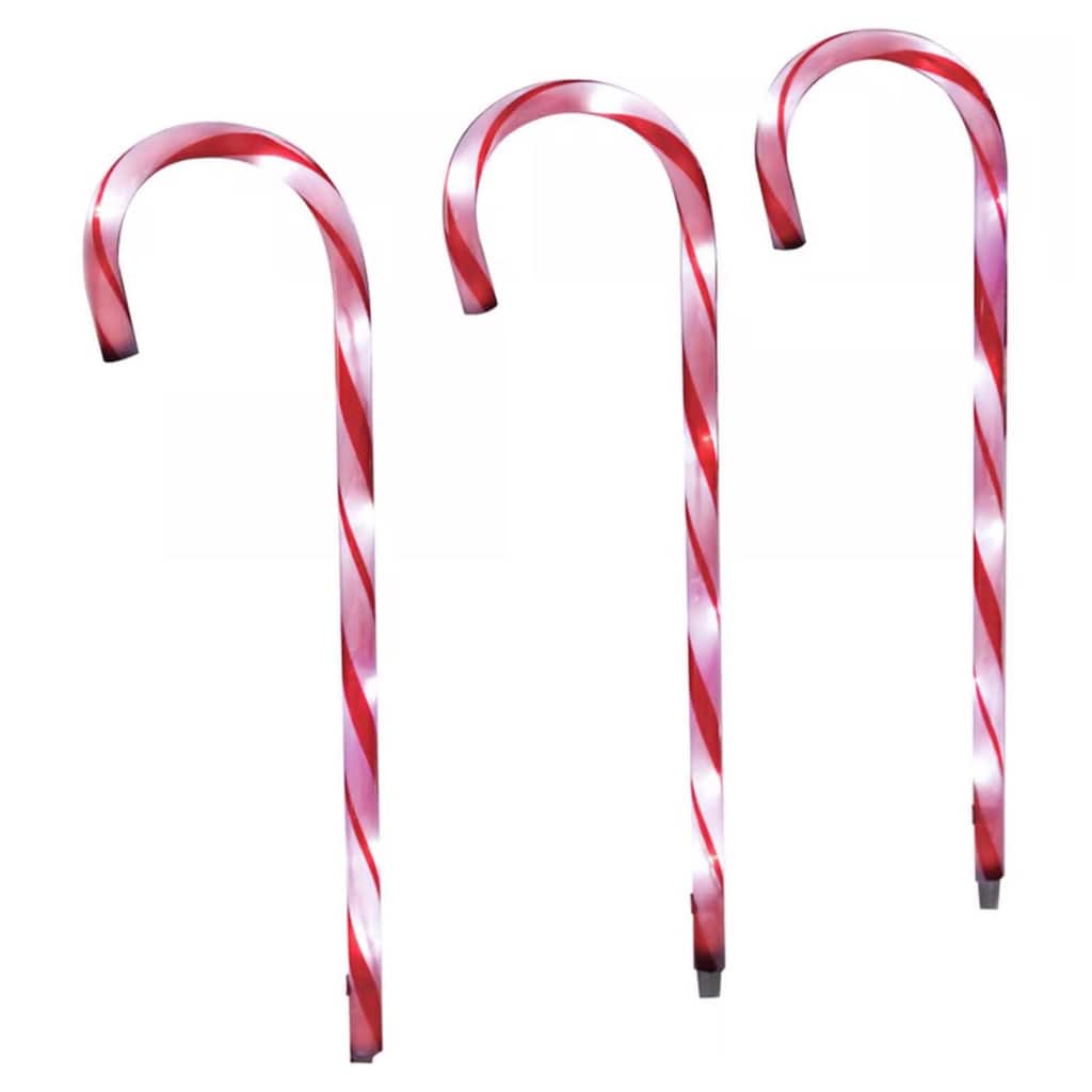 Celebrations LED Warm White Candy Cane 27 in. Pathway Decor