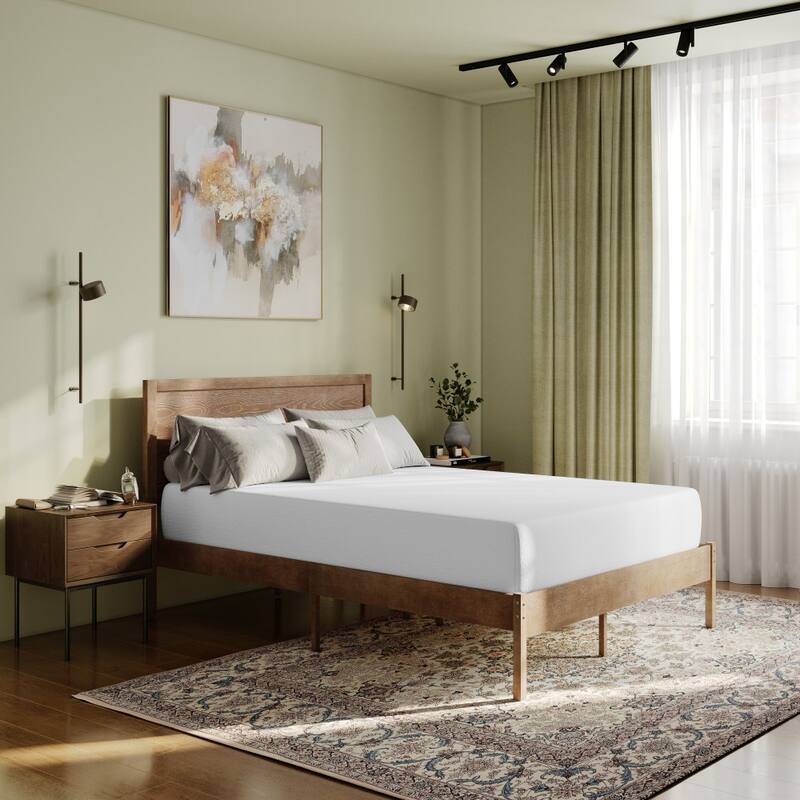 Green Tea Cooling Gel 4-Layer Memory Foam Mattress in a Box - Full