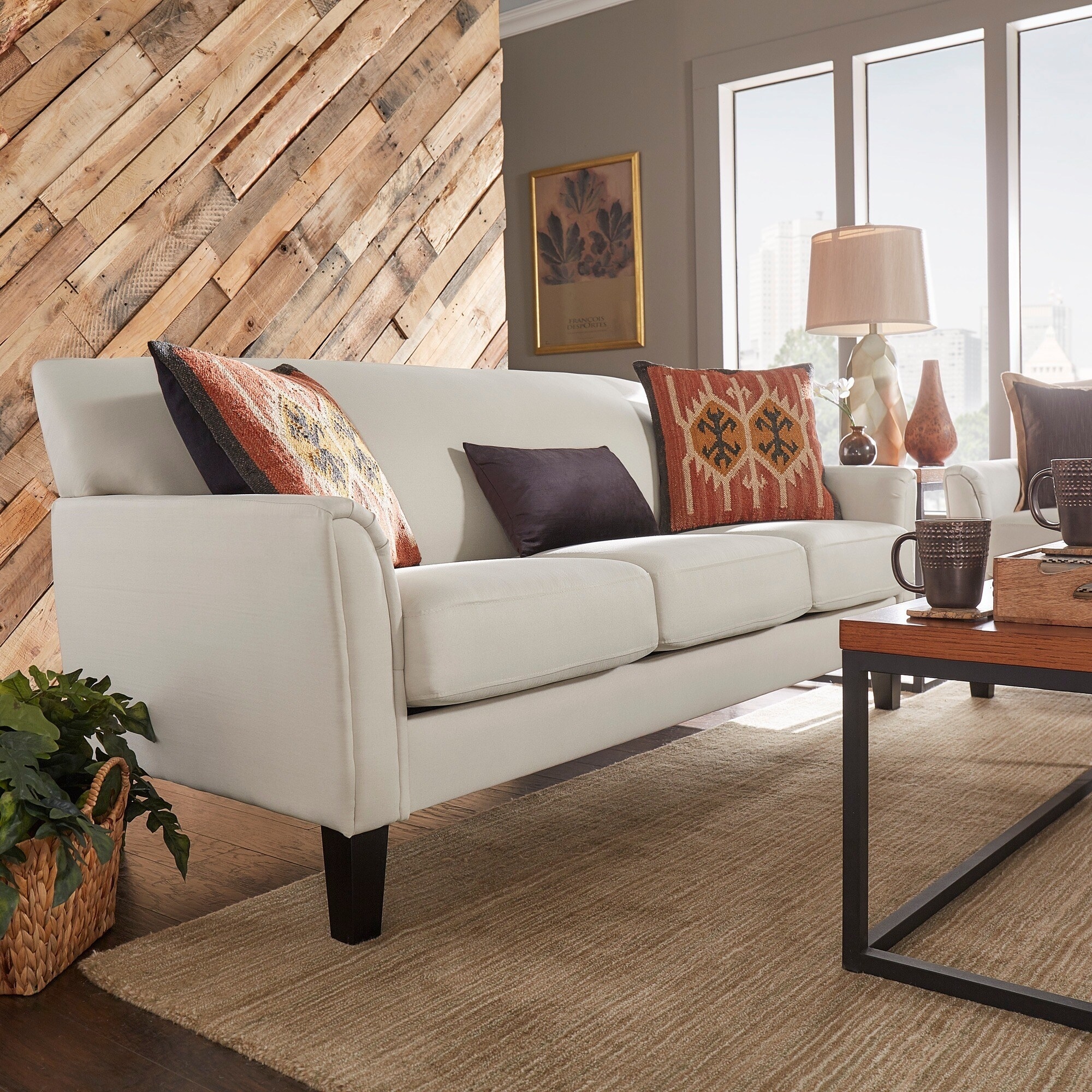 Uptown modern sofa by shop inspire q classic