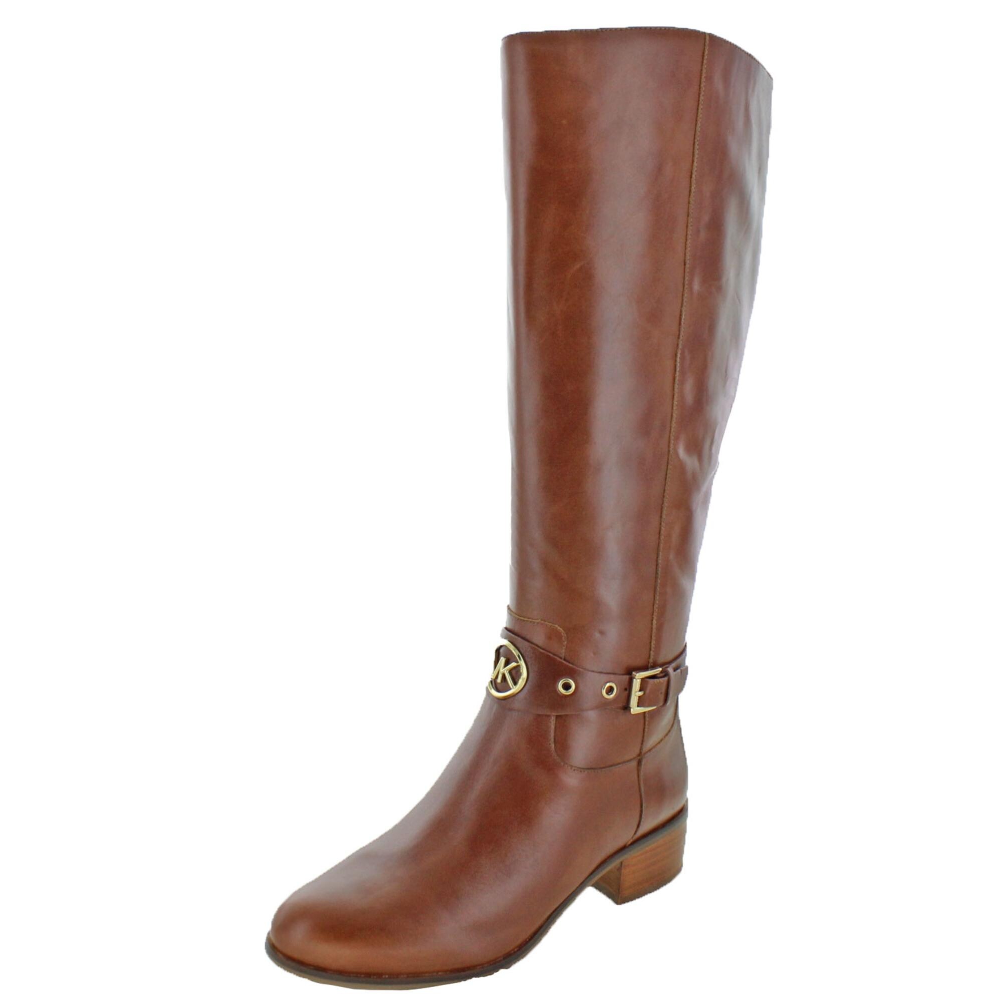 michael kors leather knee high boots