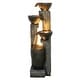 preview thumbnail 5 of 11, 40-inch Outdoor Faux Stone Waterfall Fountain with LED Lights