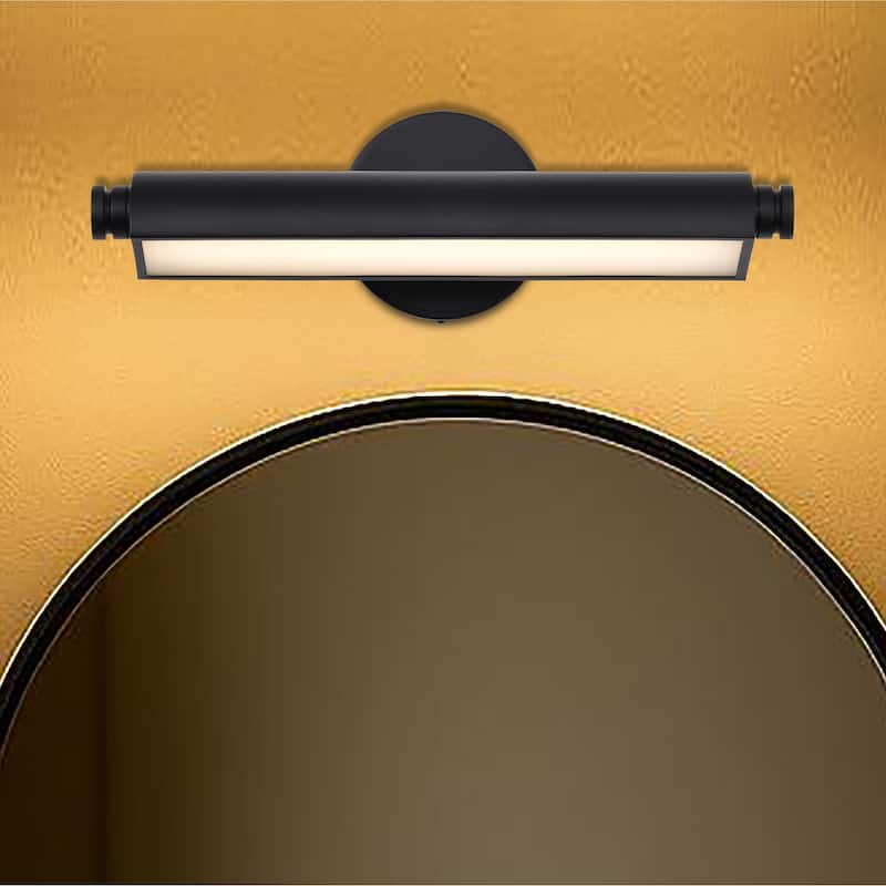 Auden 18 Inch LED Vanity 3 CCT Selectable Black Finish Acrylic Lens