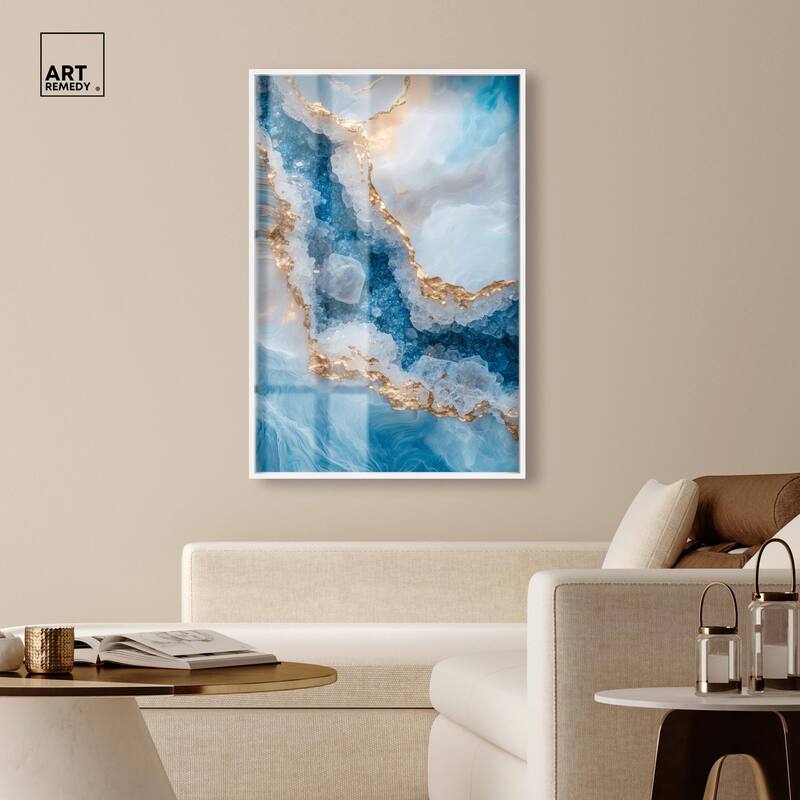 Molten Topaz I Shadowbox by Art Remedy