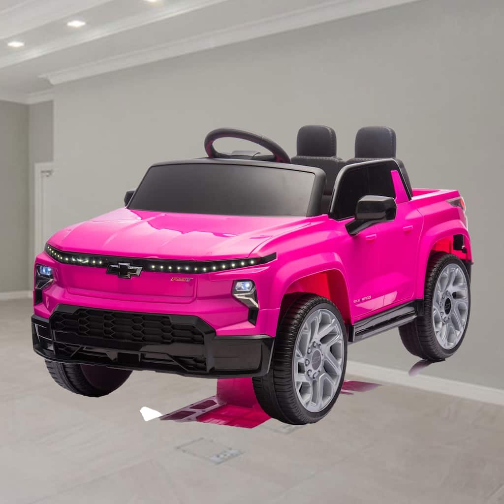 12V Electric Ride-On Truck for Kids with Parent Remote, 4 Suspension Wheels, Music, LED Lights, and Bluetooth