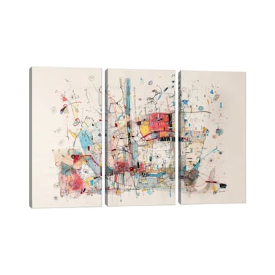iCanvas "Voyage " by Rebecca Moy 3-Piece Canvas Wall Art Set