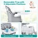 preview thumbnail 18 of 33, Baby High Chair, 8 in 1 Convertible Highchair, Table & Chair Set | Toddler Chair w/Safety Harness, Removable Tray