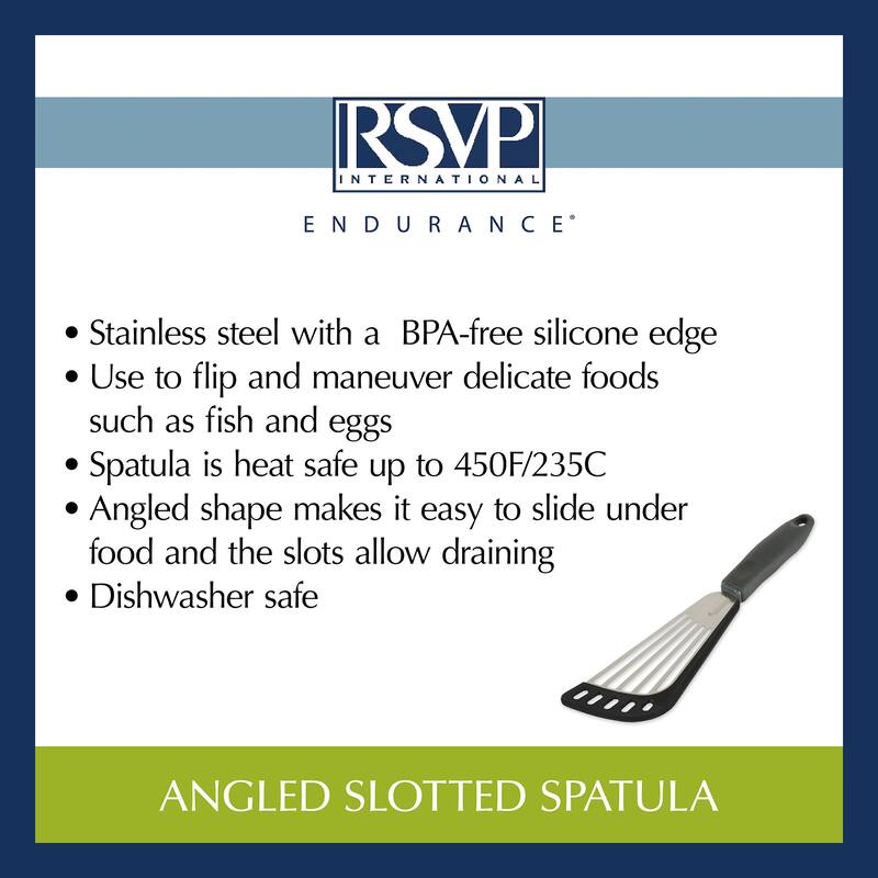Angled Slotted Spatula - Angled Slot