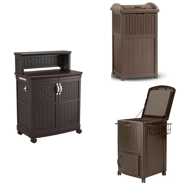 Shop Suncast Deck Collection Wicker Overstock 26960643