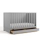 preview thumbnail 24 of 37, Graco Theo 3-in-1 Convertible Crib with Drawer Pebble Gray