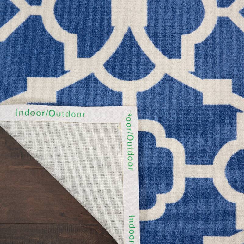 Porch & Den Eckford Modern Moroccan Lattice Indoor Outdoor Area Rug