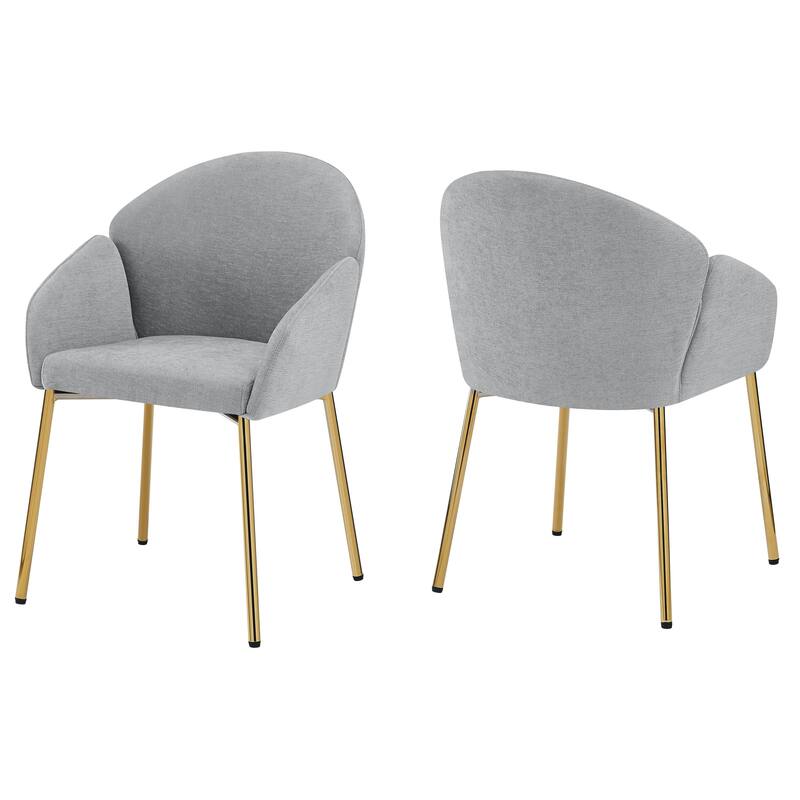 Modern Minimalist Dining Chairs with Thick Soft Cushion, for Kitchen Counters and Home Bars, Set of 2