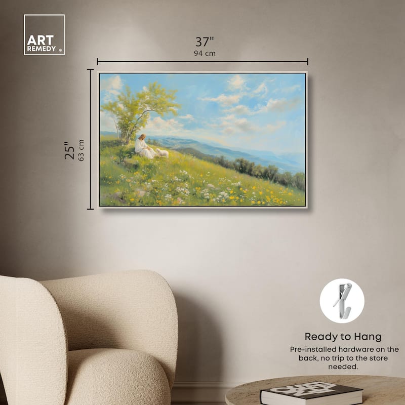 Pastoral Peace I Canvas by Art Remedy