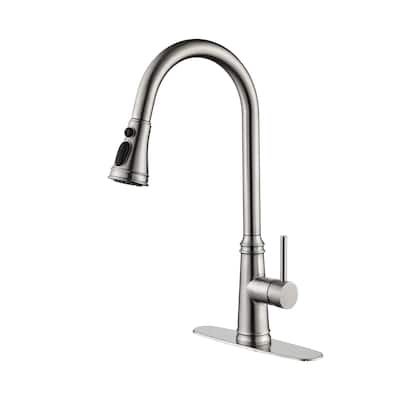 High Arc Pull Out Kitchen Faucet with Level Single Handle