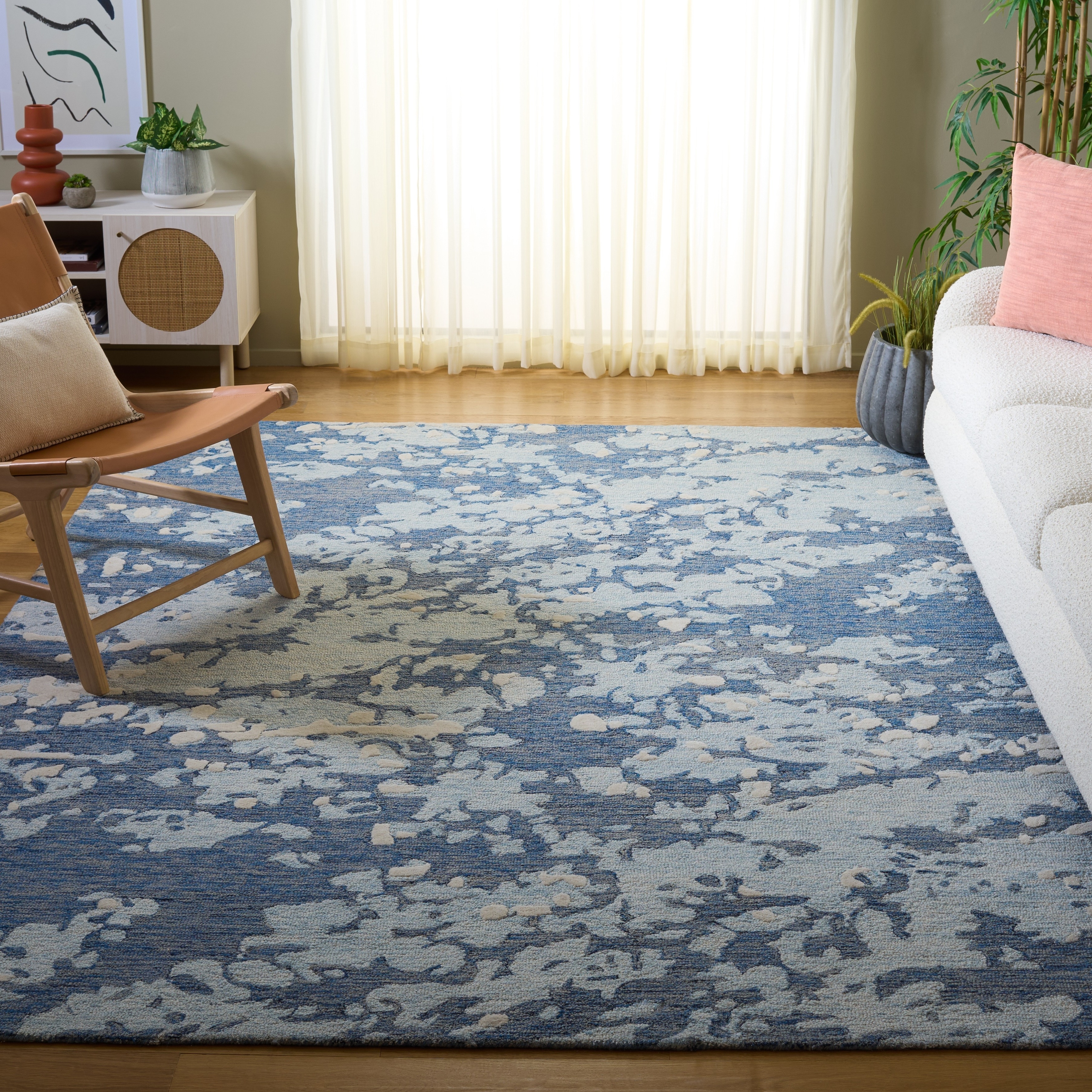 SAFAVIEH Handmade Pine Greth Contemporary Wool Rug