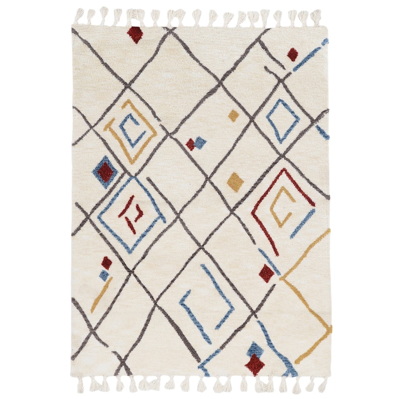 Bali Zap Ivory Multi Rug - 8' x10' - 8' x10'