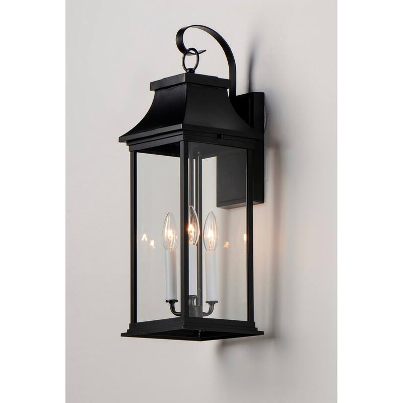 Maxim Vicksburg 3 Light 24" Tall Outdoor Wall Sconce