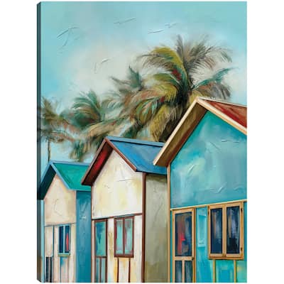 Cabana Trio By Studio Arts Canvas Art Print