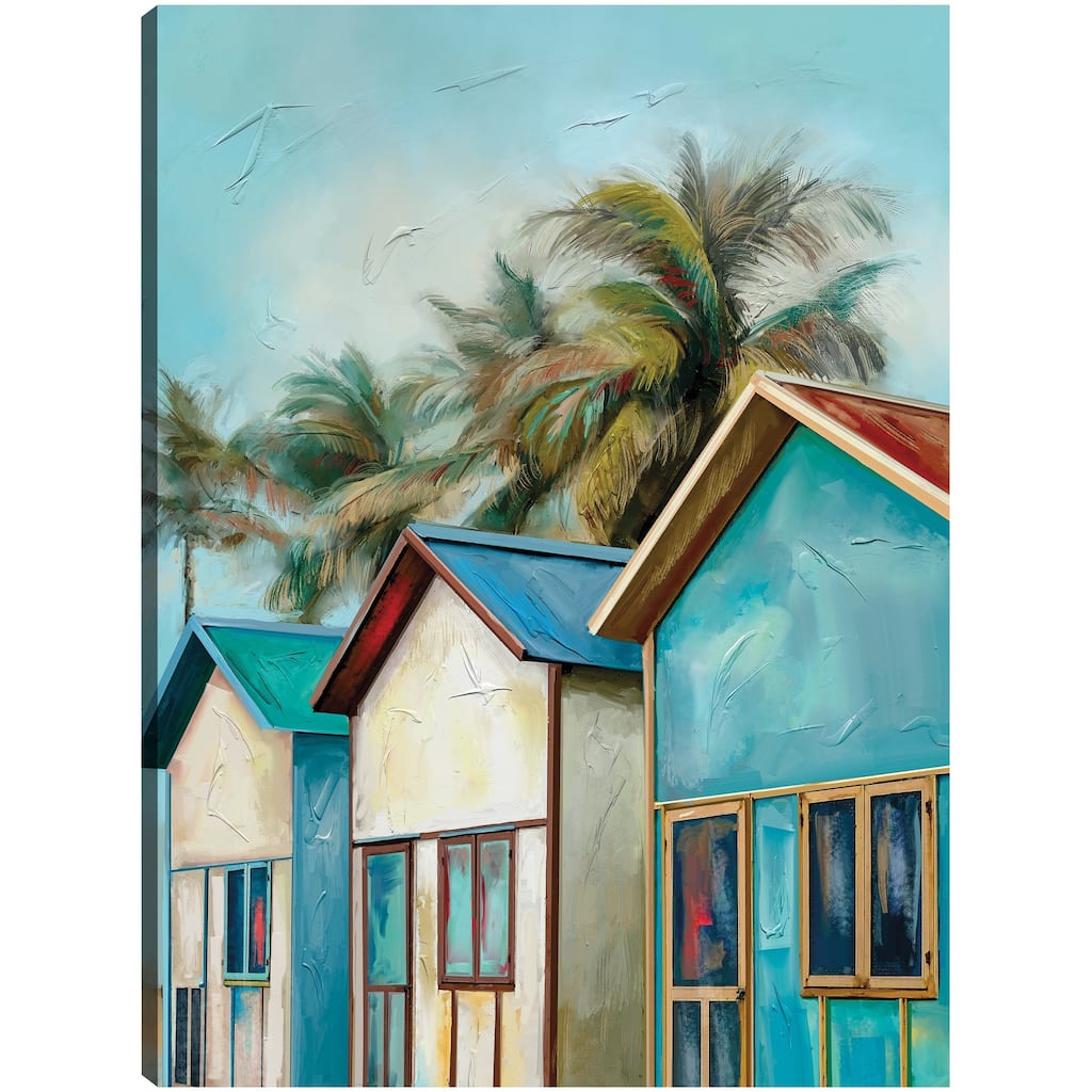 Cabana Trio By Studio Arts Canvas Art Print