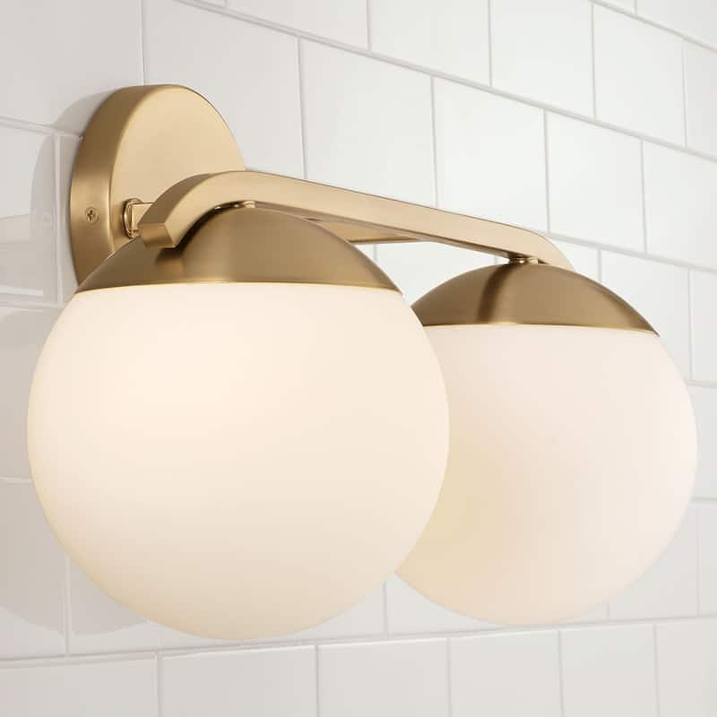 Oliver 2-Light Vanity - 17"W x 9.5"H x 8"E