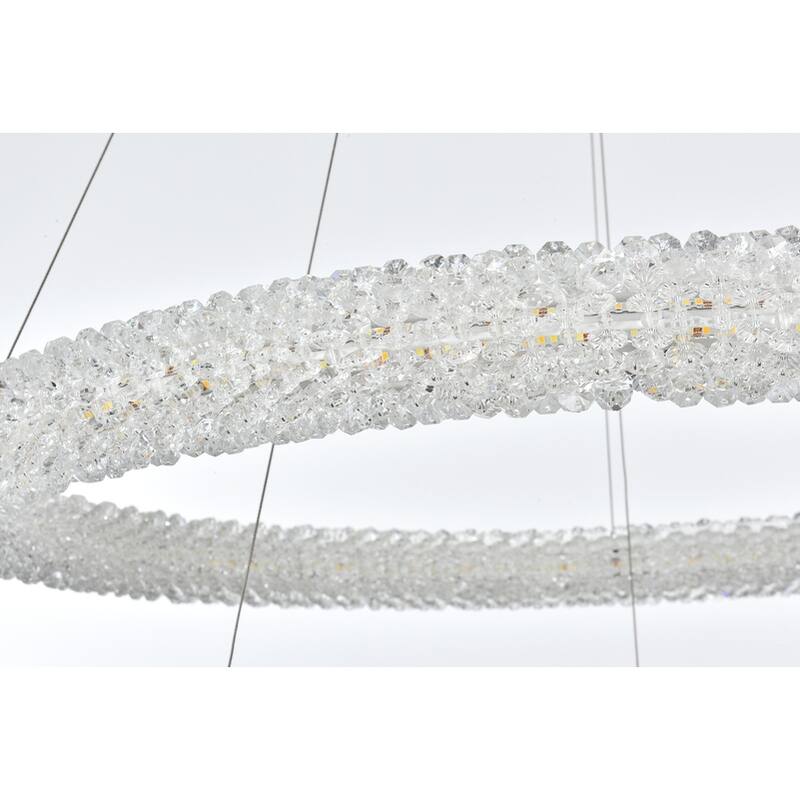 Indigo Home 32 inch Adjustable LED Chandelier
