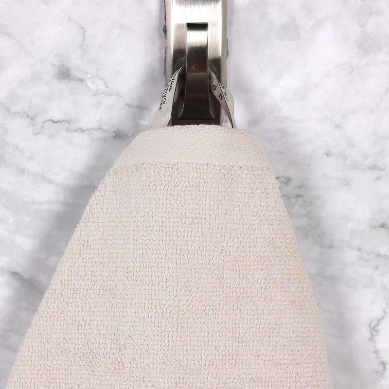 Superior Lodie Cotton Plush Absorbent Jacquard Solid 3 Piece Towel Set