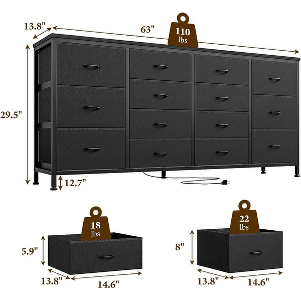 blue dress for baby girl 63.3 Inch Black Dresser for Bedroom, 10 Drawer Dresser TV Stand for 65 –  WoodArtSupply main image 1