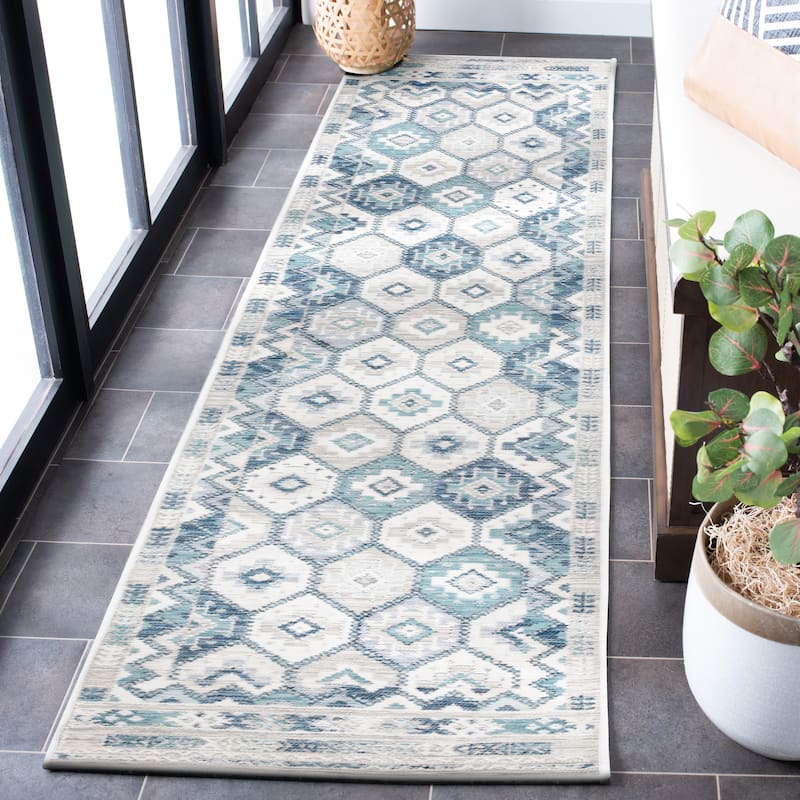 SAFAVIEH Sunrise Kath Indoor/Outdoor Waterproof Rug - 2' x 8' Runner