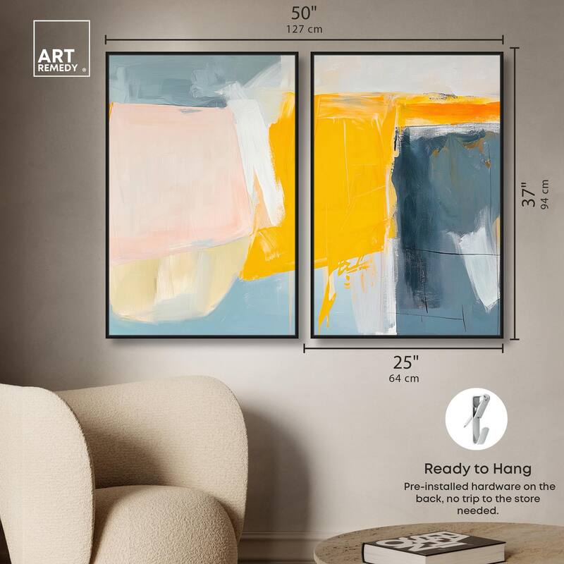 Skyward Radiance II Canvas Set of 2 by Art Remedy