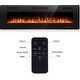 preview thumbnail 20 of 22, 50"-60" Recessed and Wall Mounted Electric Fireplace,750-1500W