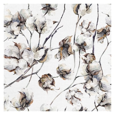Cotton Blossoms by Belle Maison Canvas Art Print
