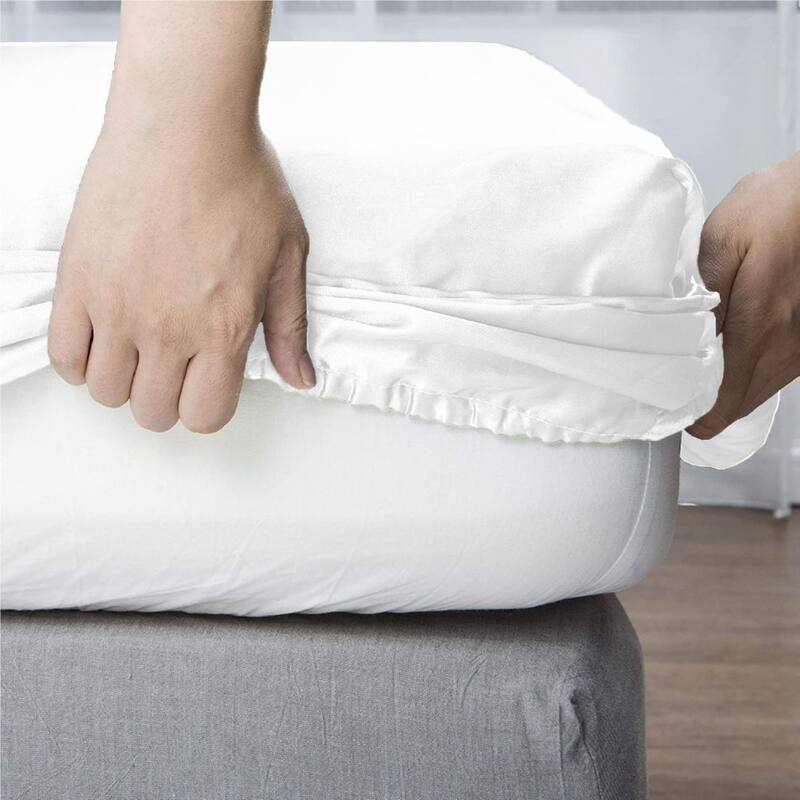 NIGHT Satin Washable Fitted Sheet