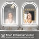 preview thumbnail 6 of 19, Arched LED Bathroom Wall Mirror Front and Backlit Anti Fog with 3 Year Warranty