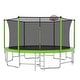 preview thumbnail 18 of 19, 15 ft. Round Outdoor Trampoline with Safety Enclosure Net