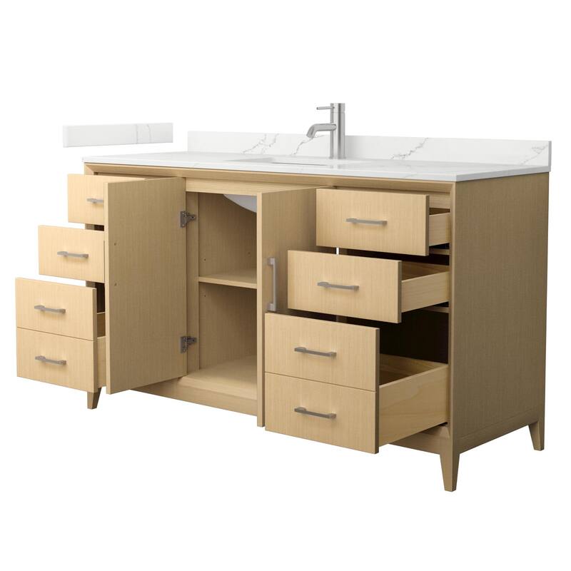Wyndham Collection WCH7575-60S-QTZ-UNSMXX Janna 60" Free Standing