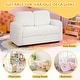 preview thumbnail 28 of 28, Gymax 2-Seat Kids Sofa Toddler Sofa Couch w/ Soft Teddy Fleece