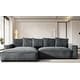 preview thumbnail 7 of 59, Transitional Luxe Upholstered Living Room Sectional 106.7 inch Grey - Left Facing