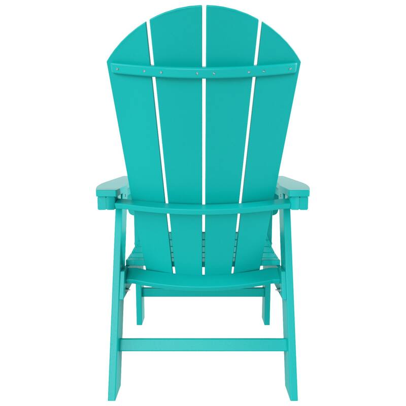 Polytrends Laguna Casual Upright Adirondack Chair (Set of 2)