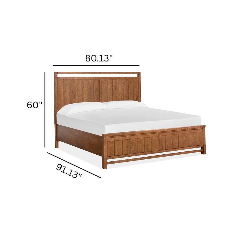 Magnussen Home Conway Honey Wheat Panel Bed