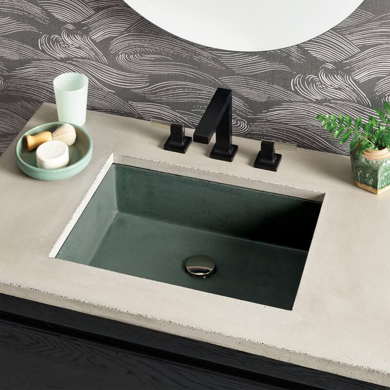 Anacapa 21" NativeStone Concrete Undermount Rectangular Bathroom Sink