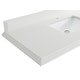 preview thumbnail 141 of 161, Willow Collection 48 in W x 22 in D x 36 in H Boston Single Bowl Sink Bathroom Vanity with Countertop