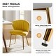 preview thumbnail 38 of 88, Barbara Contemporary Upholstered Side Chair with Small Base Set of 2 by HULALA HOME