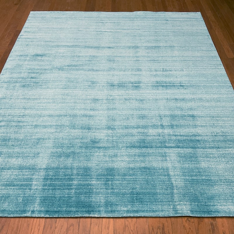 HERAT ORIENTAL Handmade Modern Gabbeh Bamboo Silk Rug - 8' x 10'