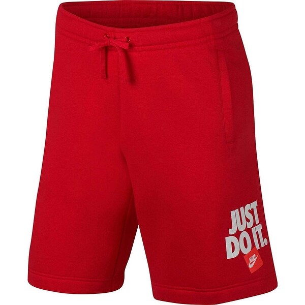 nike men's sportswear just do it fleece shorts