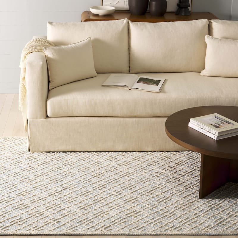 Martha Stewart by SAFAVIEH, Handmade Crocifissa Wool Rug