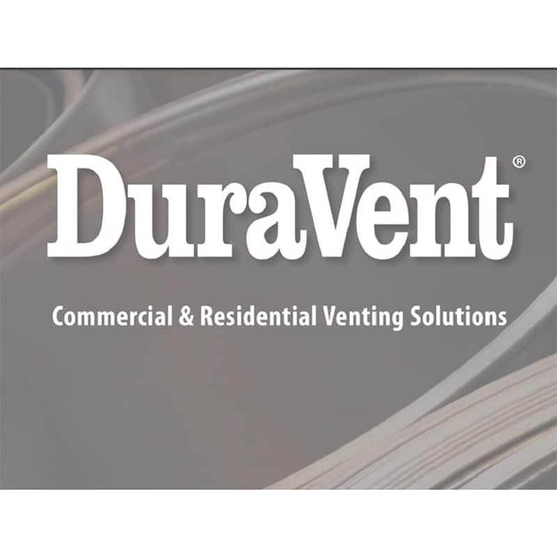 DuraVent DVL 9 x 9 in. Galvanized Stainless Double Wall Ceiling Adapter, Black - 1