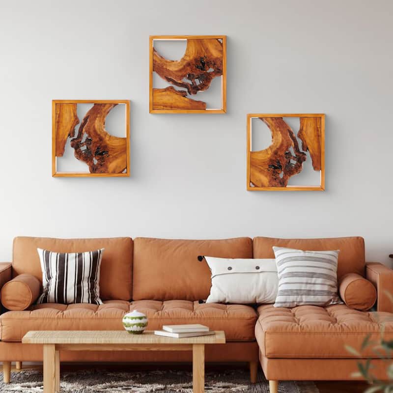 Cedar Roots Wall Decor Irregular Shape Wall Art for Home
