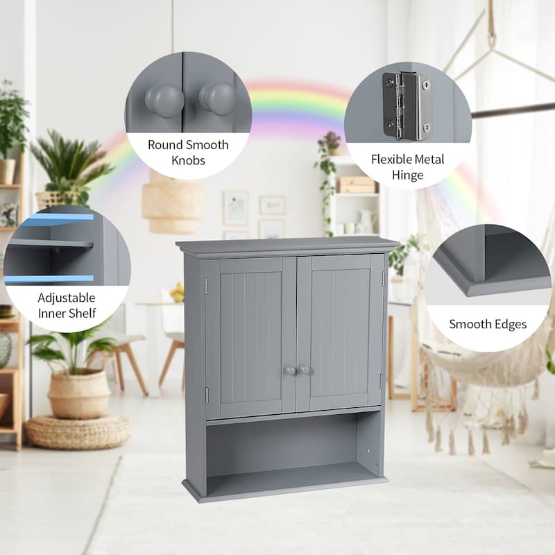 Wall Mount Bathroom Cabinet Medicine Cabinet Storage Organizer