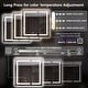 preview thumbnail 46 of 44, Modland 24"-42W x 36"H LED Medicine Cabinet Mirror with USB Charging,5x Makeup Mirror
