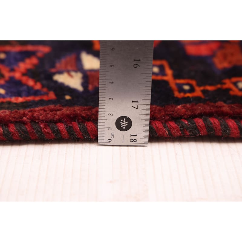 ECARPETGALLERY Hand-knotted Melis Vintage Red Wool Rug - 4'10 x 6'8